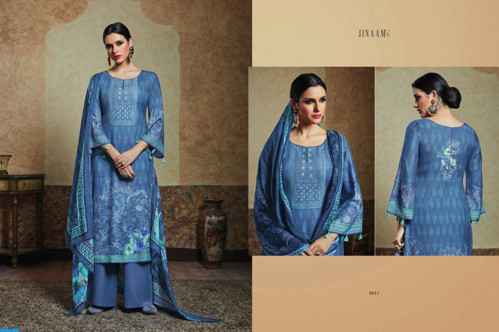 jinaam Zarah Wholesale Casual Cotton Satin Salwar Suits